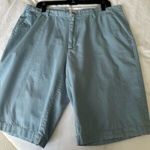 Calvin Klein Light Blue Flat Front Shorts, size 36